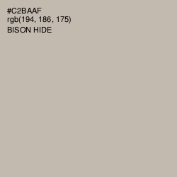#C2BAAF - Bison Hide Color Image